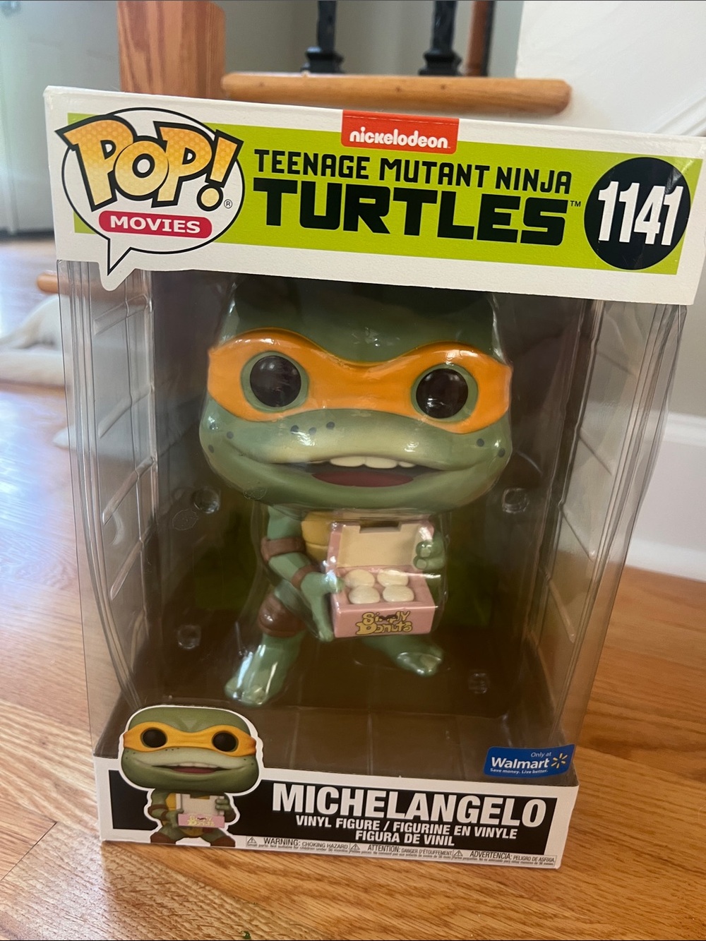 Funko Pop! Michelangelo Vinyl Figure with Orange Mask and Green Shell large